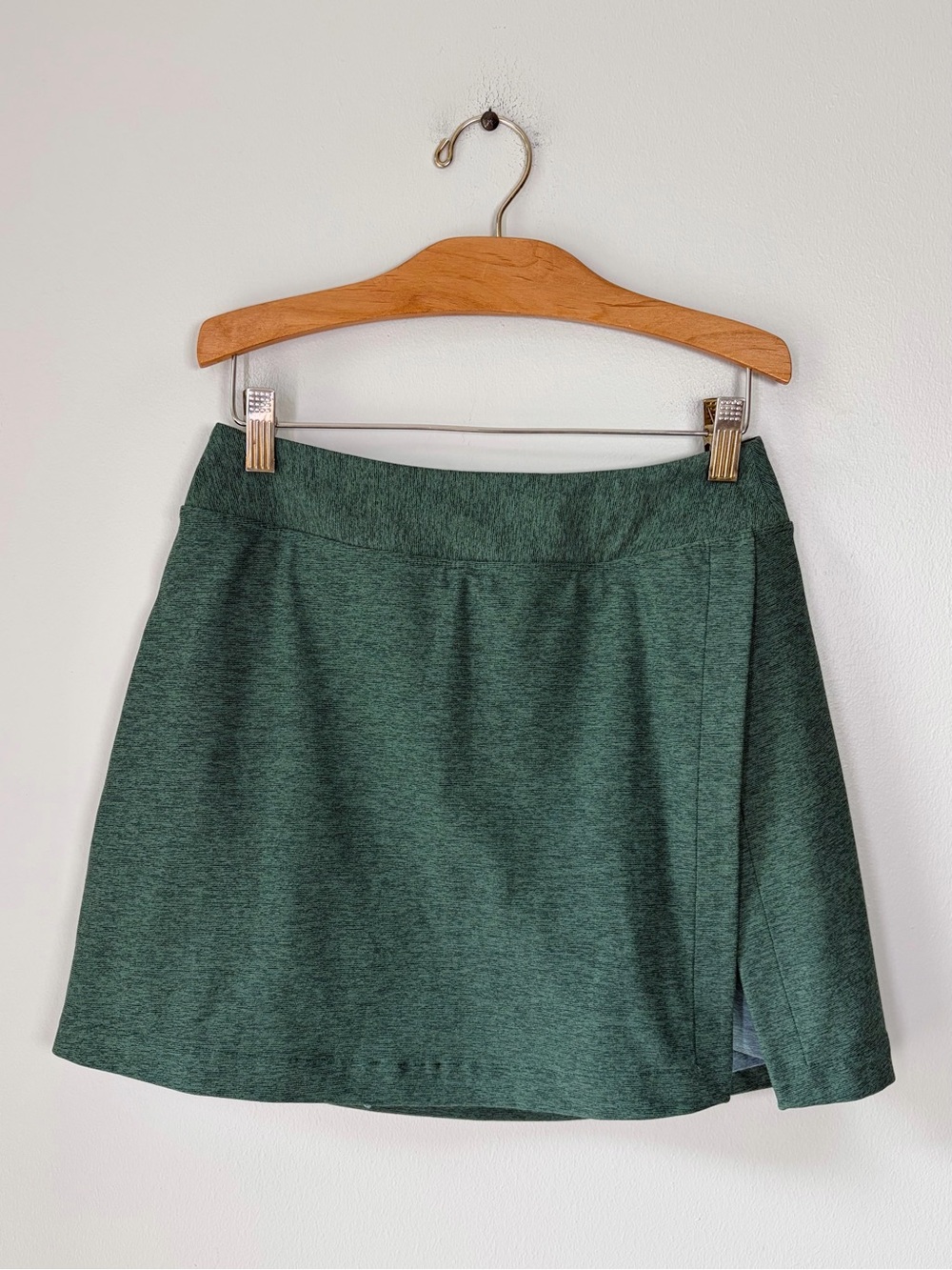 Outdoor Voices Court Skirt in Hunter Green / Slate Athleisure Athletic Workout